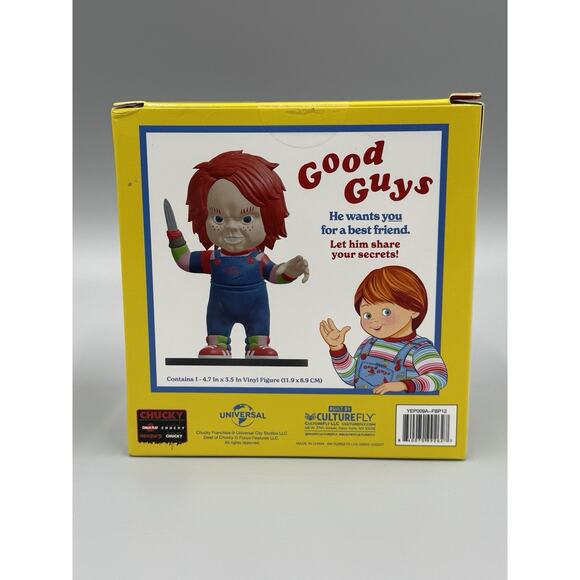 Good Guys Chucky With Blade Vinyl Figure Child Plays Horror Collectible New - Picture 5 of 7